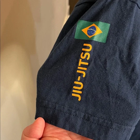 Gracie Barra navy Lutador tee - Picture 2 of 5